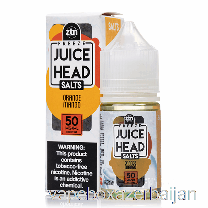 E-Juice Vape FREEZE Orange Mango - Juice Head Salts - 30mL 50mg